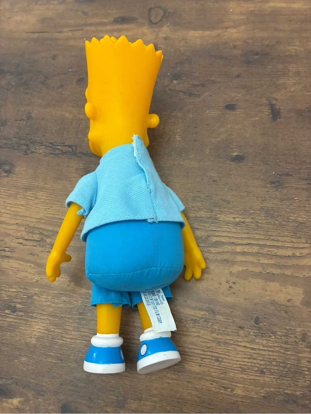Vintage The Simpsons Bart Simpson Soft Plush Doll